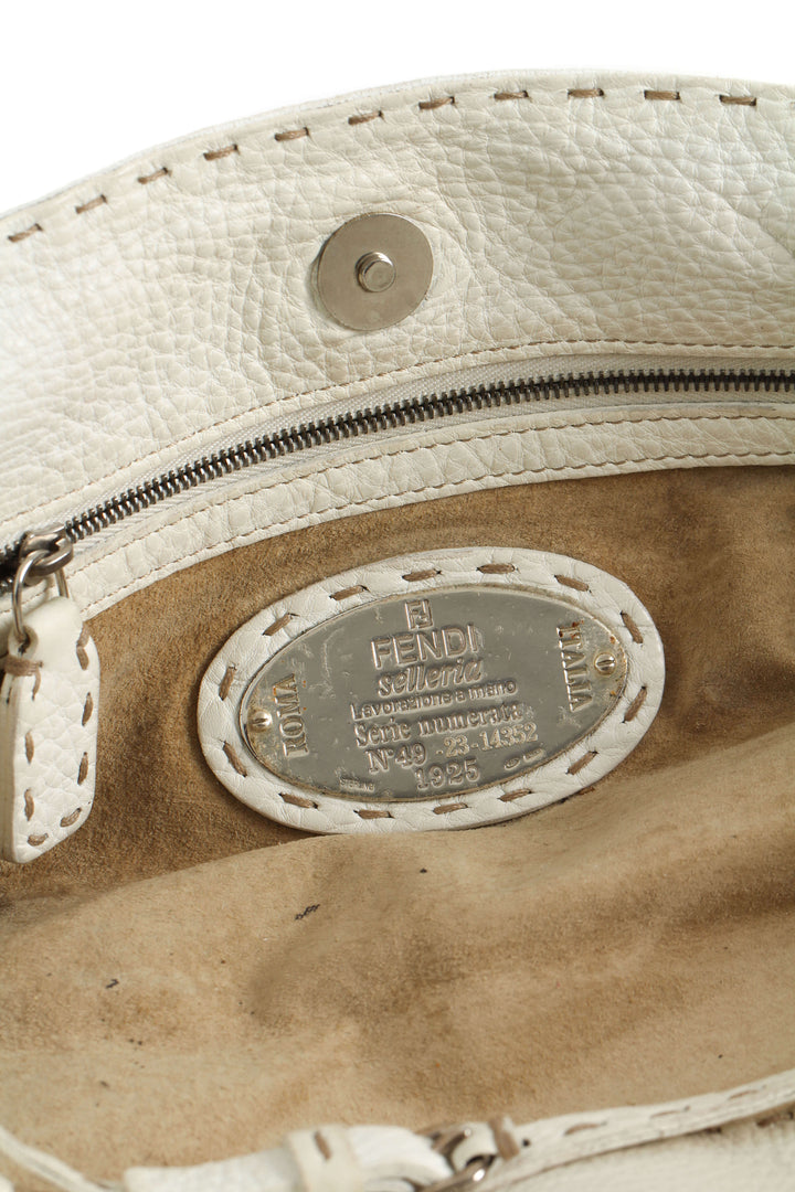 Bolsa Fendi blanco, detalle 11 – ClosetRehab