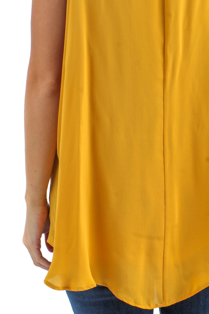 Blusa Kobi Halferin amarillo, detalle – ClosetRehab