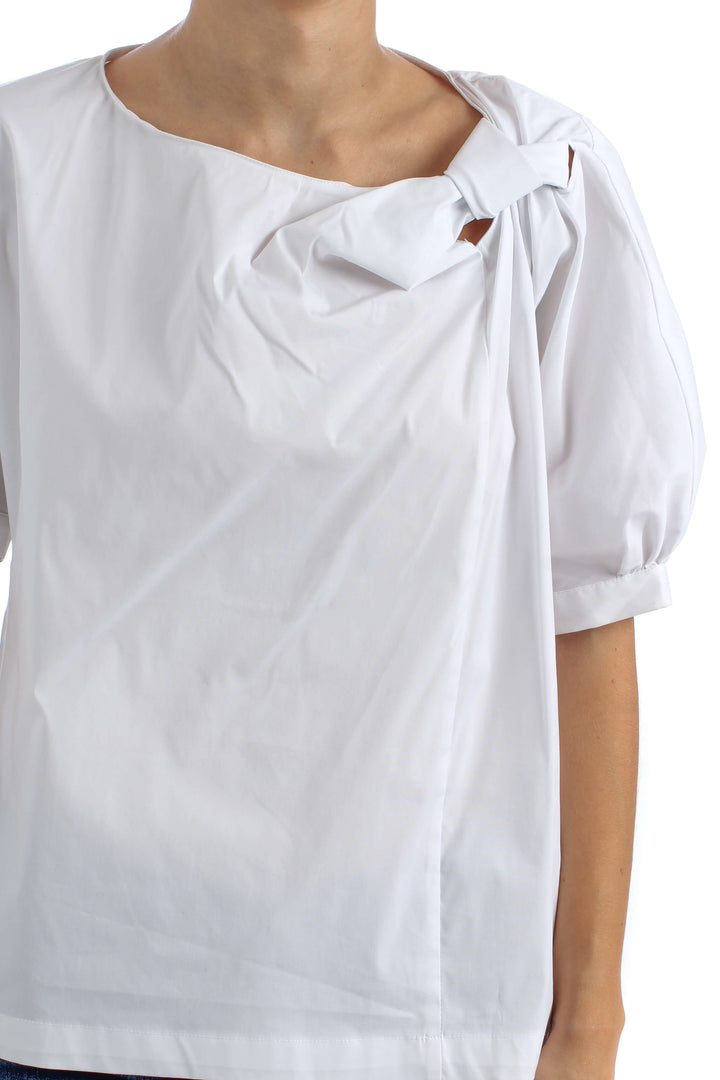 Blusa 7 For All Mankind blanco, vista lateral – ClosetRehab