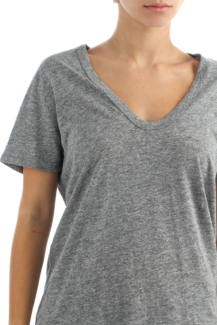 Blusa Adriano Goldschmied gris, vista lateral – ClosetRehab