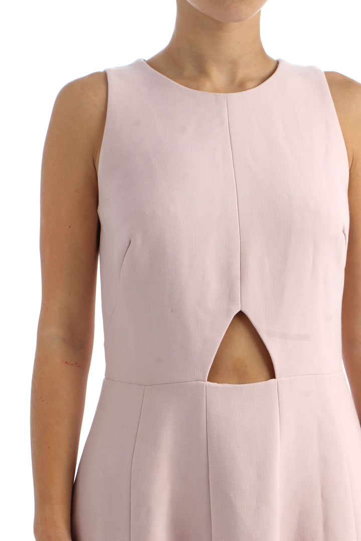 Vestido Club Monaco rosa, vista lateral – ClosetRehab