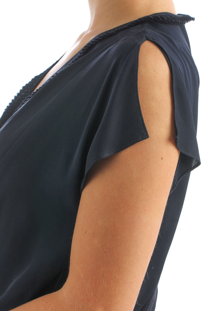 Vestido Diane Von Furstenberg negro, detalle 5 – ClosetRehab
