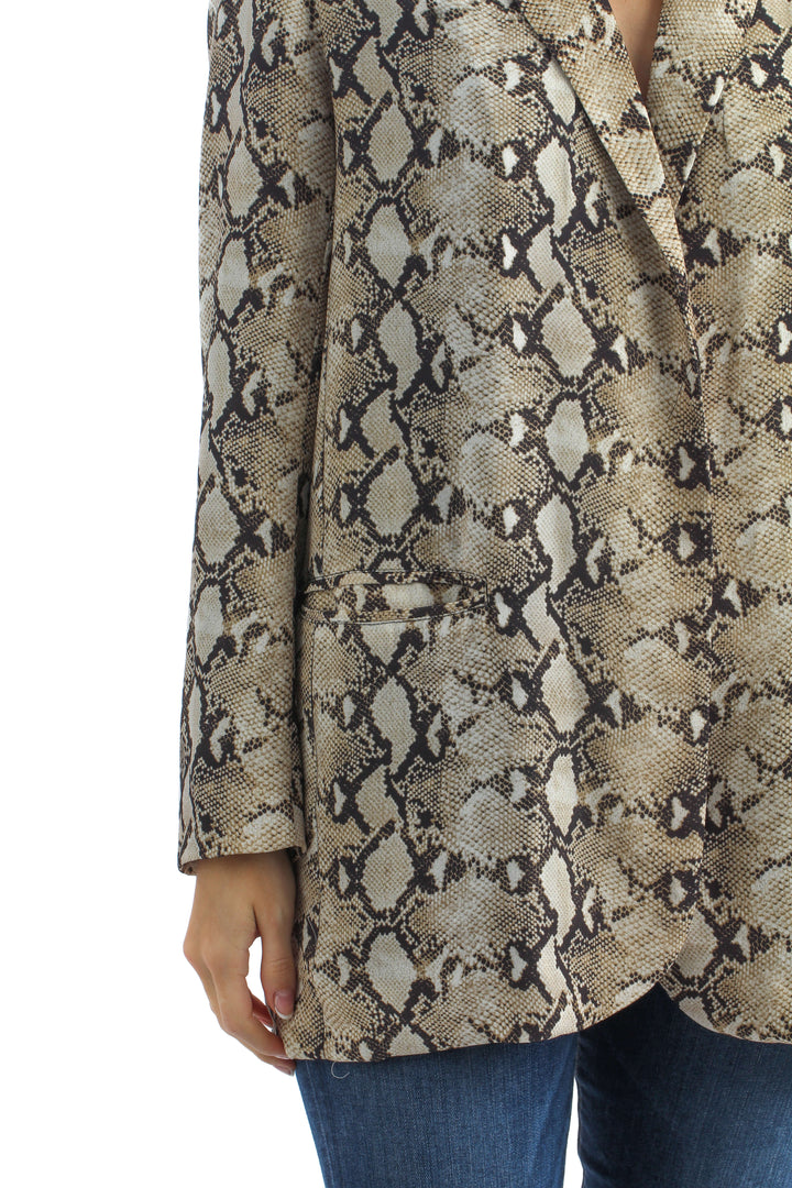 Saco Abbeline beige, vista lateral – ClosetRehab