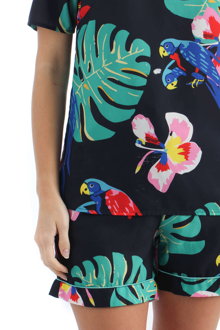 Short Unique negro, vista lateral – ClosetRehab