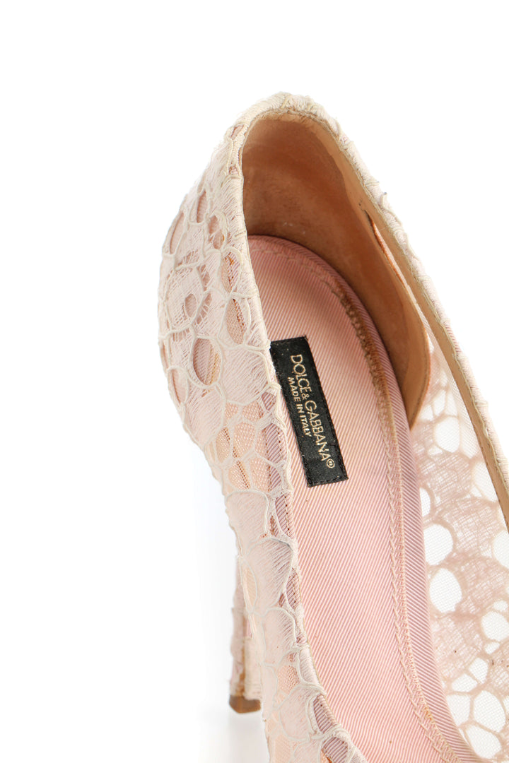 Zapato Dolce & Gabbana rosa, detalle 10 – ClosetRehab
