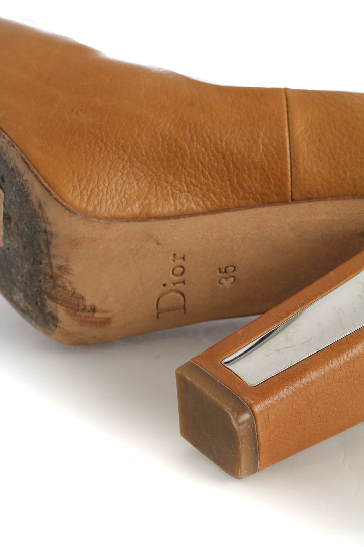 Zapato Dior café, detalle 9 – ClosetRehab