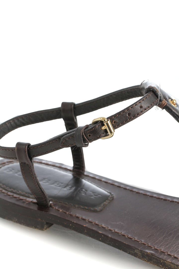 Zapato Burberry café, detalle 7 – ClosetRehab