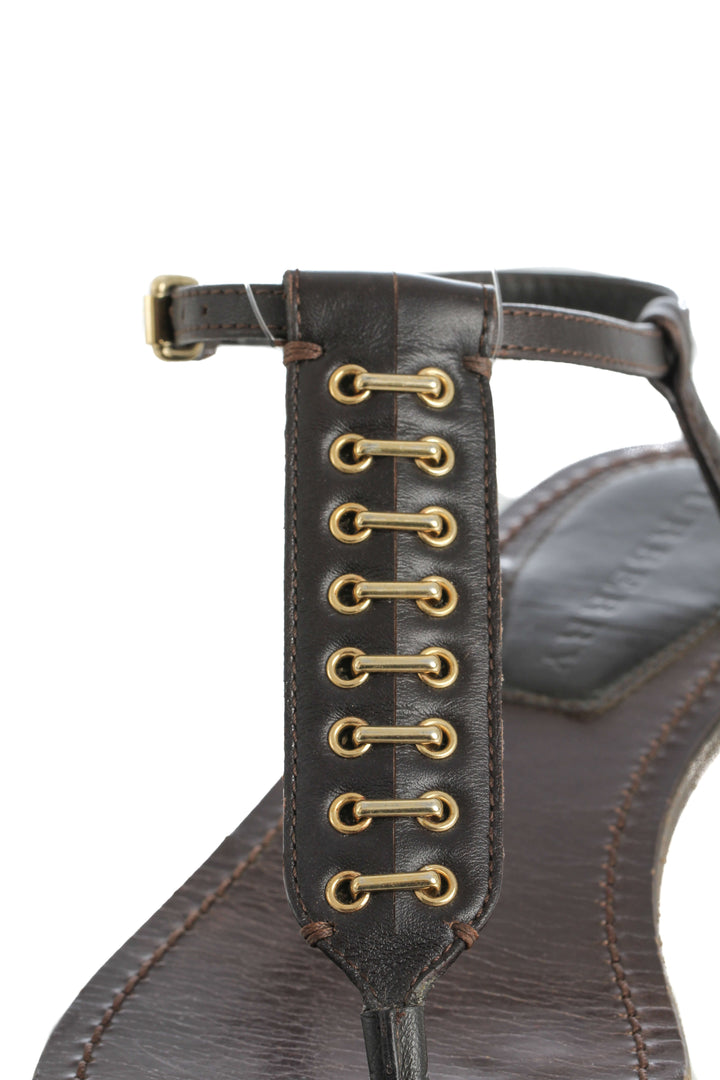 Zapato Burberry café, detalle 8 – ClosetRehab