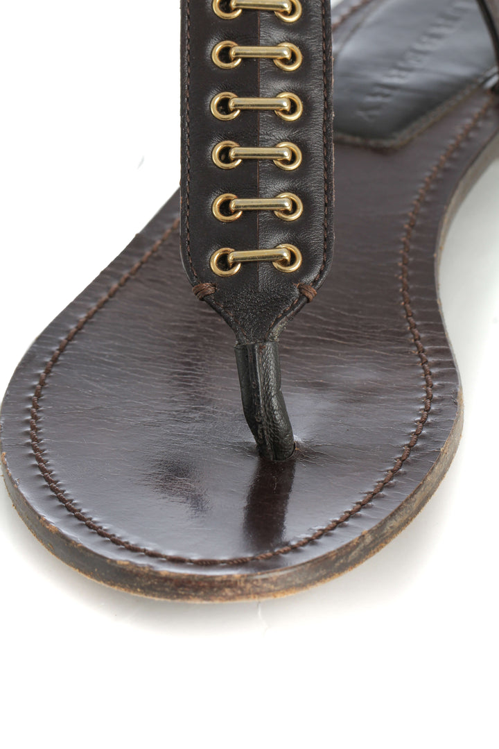 Zapato Burberry café, detalle 9 – ClosetRehab