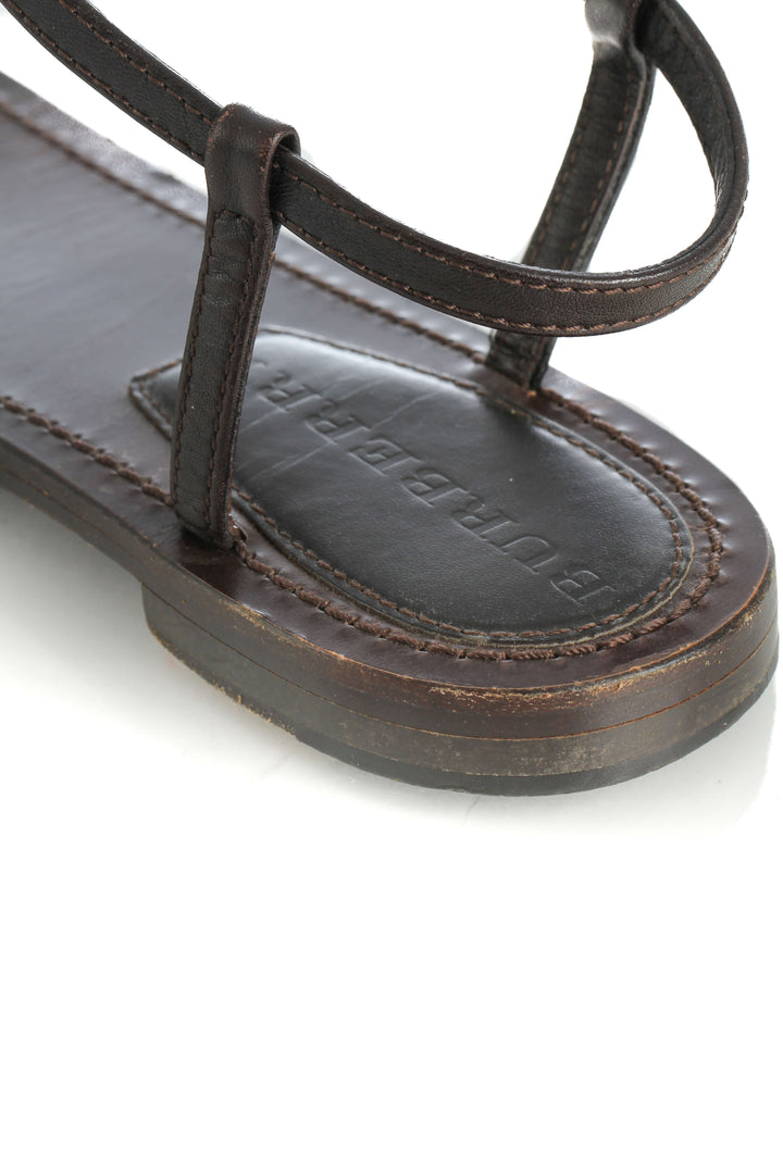 Zapato Burberry café, detalle 10 – ClosetRehab