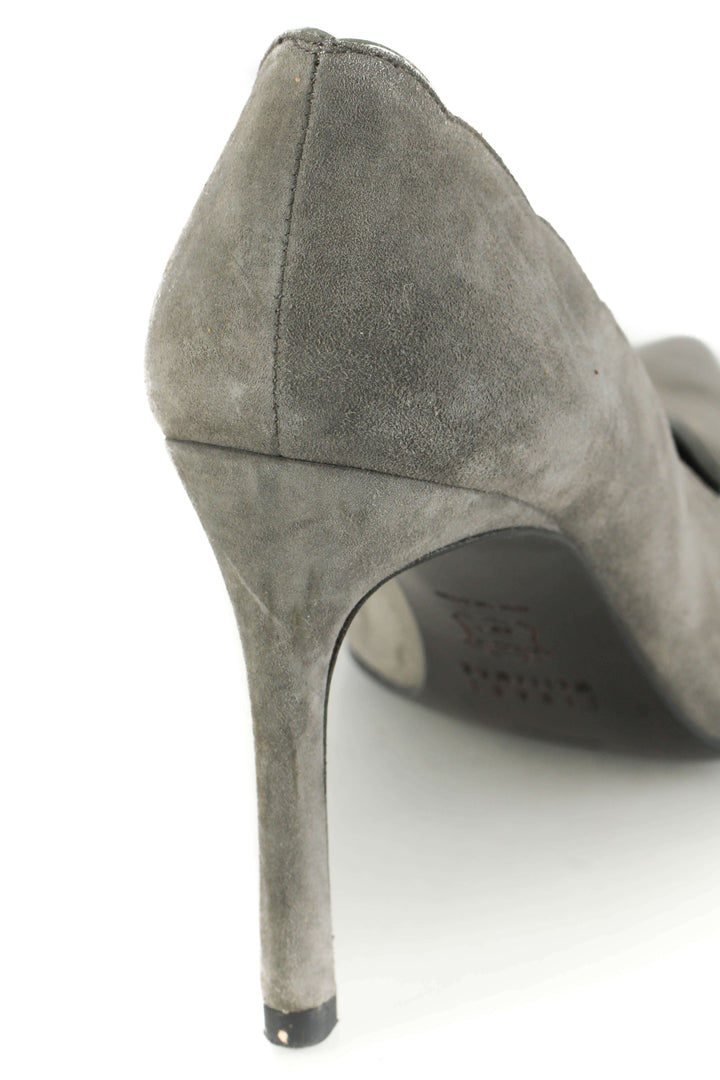 Zapato Stuart Weitzman gris, detalle 7 – ClosetRehab