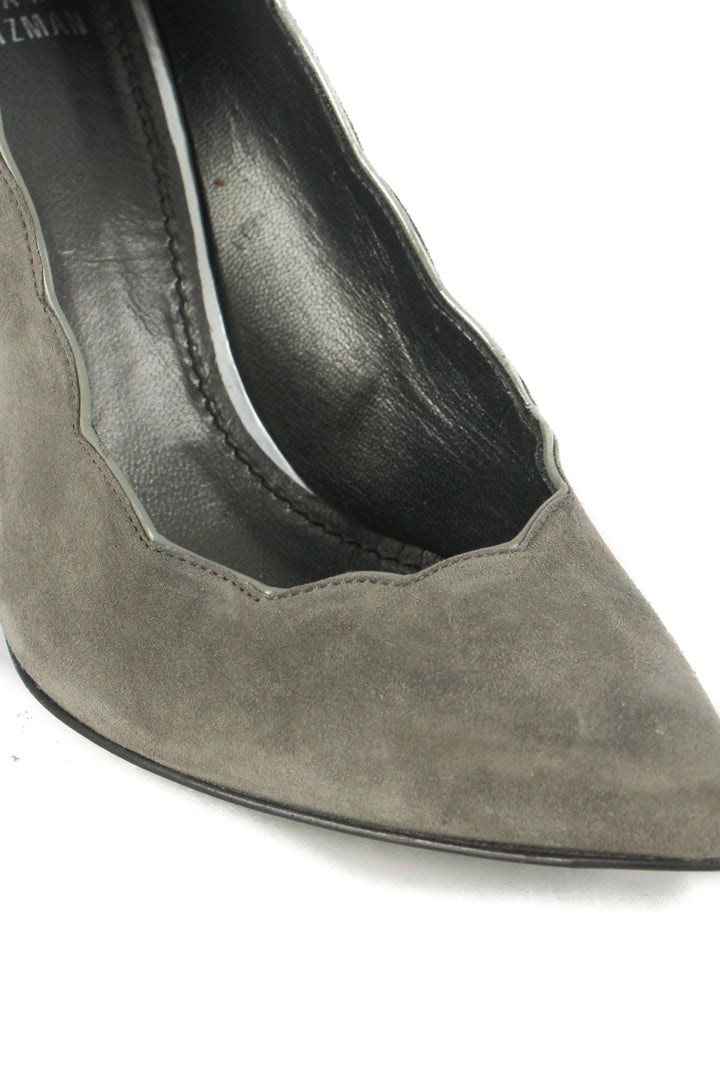 Zapato Stuart Weitzman gris, detalle 8 – ClosetRehab