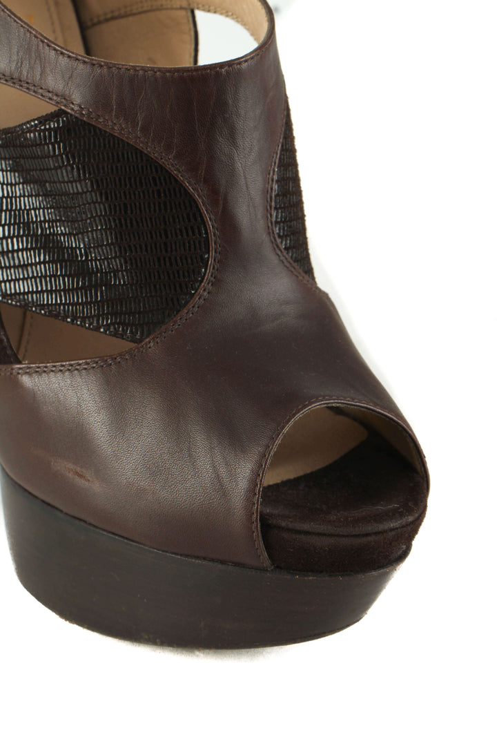 Zapato Fendi café, detalle 8 – ClosetRehab