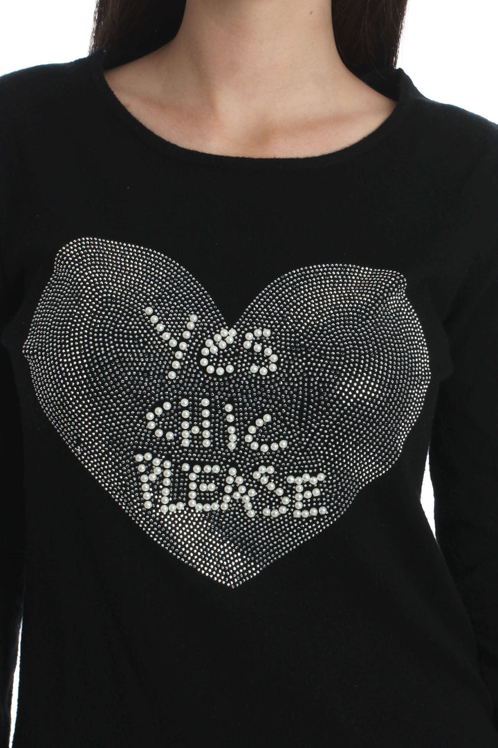 Blusa Lola negro, vista lateral – ClosetRehab