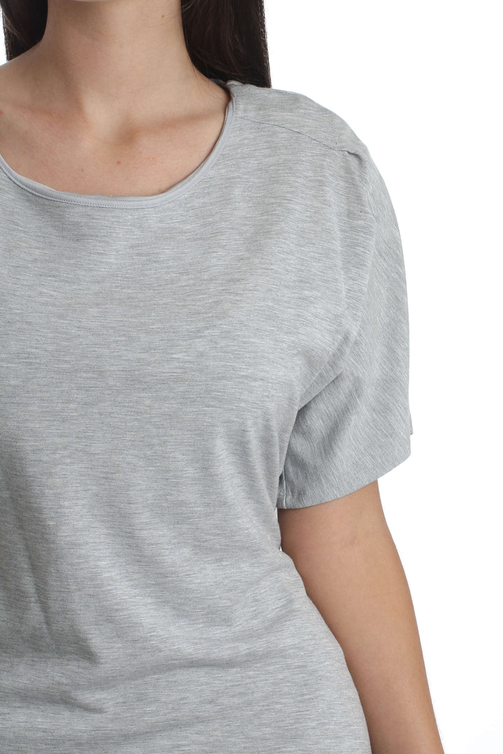 Vestido Express gris, vista lateral – ClosetRehab