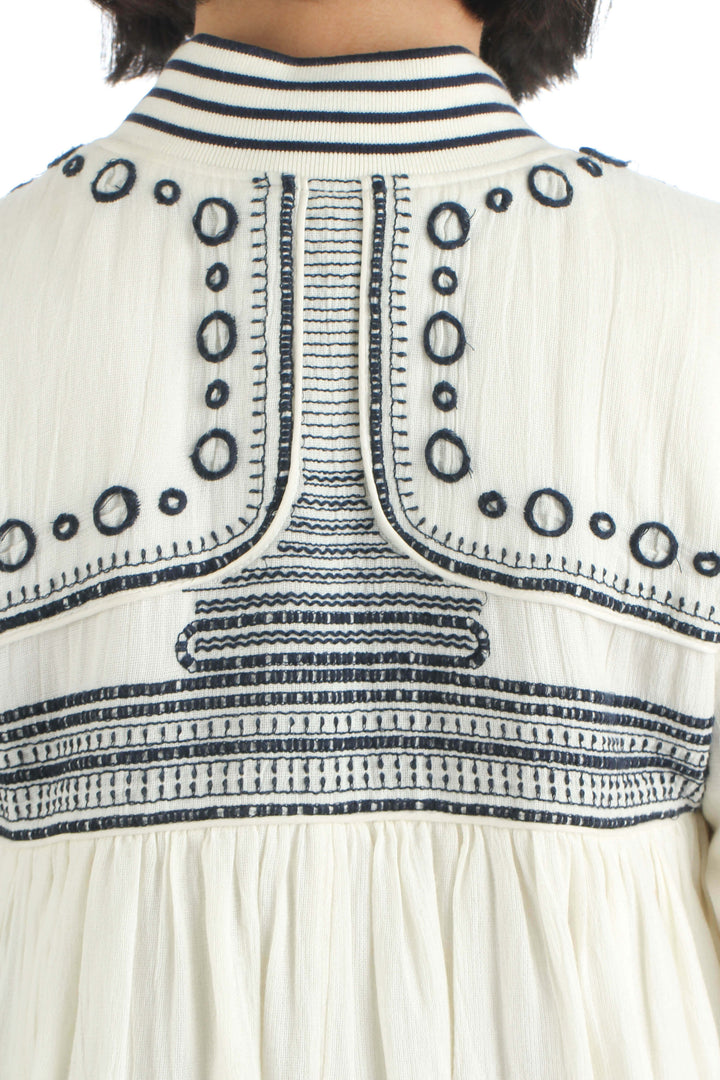 Chamarra Scotch & Soda beige, detalle – ClosetRehab