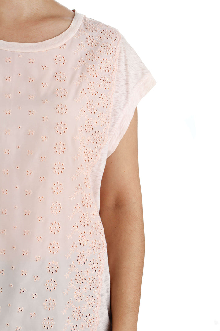 Blusa J.Crew rosa, vista lateral – ClosetRehab