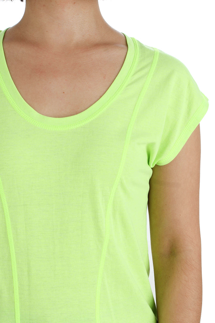 Blusa Zella verde, vista lateral – ClosetRehab