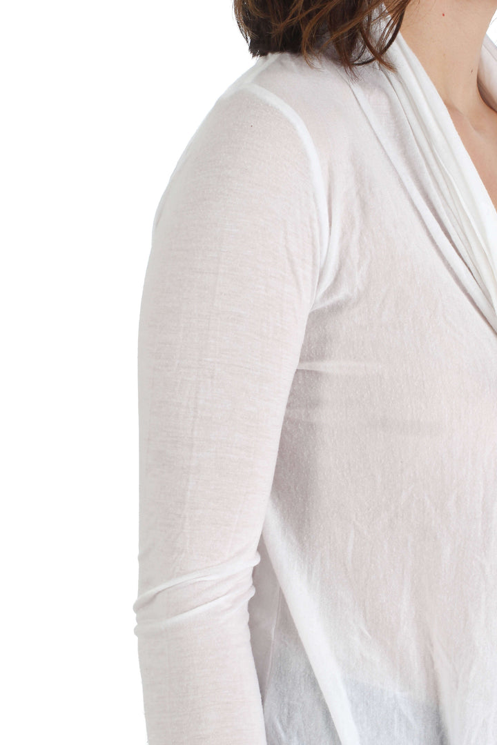 Suéter Alice + Olivia blanco, vista lateral – ClosetRehab