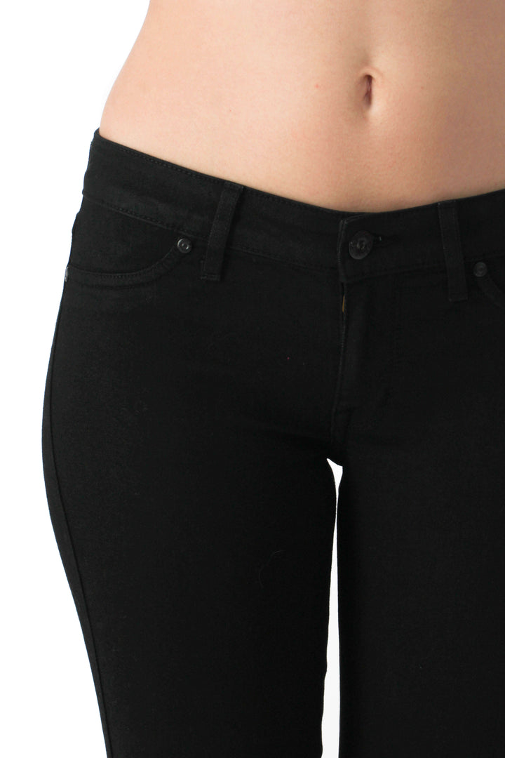 Jeans Rich & Skinny negro, vista lateral – ClosetRehab