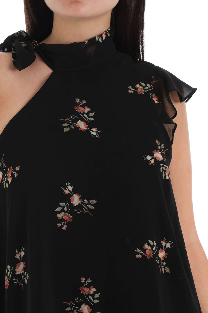 Blusa BCBGeneration negro, vista lateral – ClosetRehab