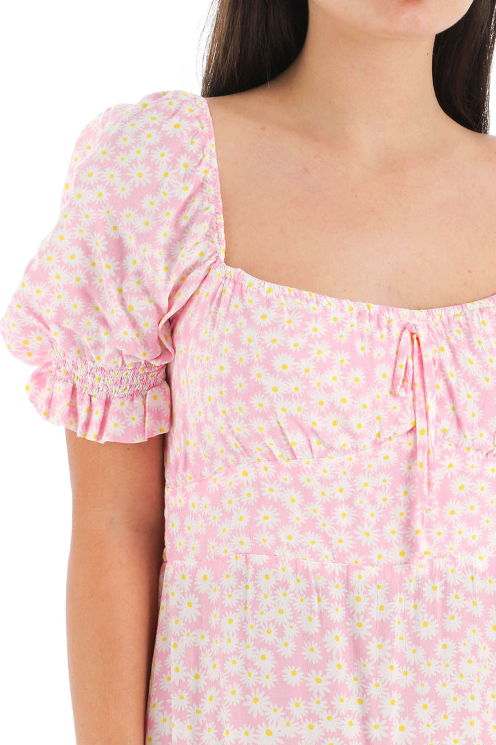 Vestido Faithfull The Brand rosa, vista lateral – ClosetRehab