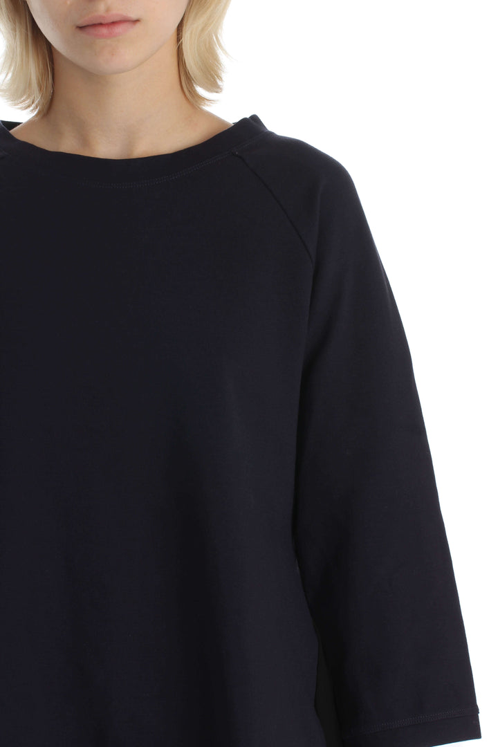 Blusa Ambrosi azul, vista lateral – ClosetRehab