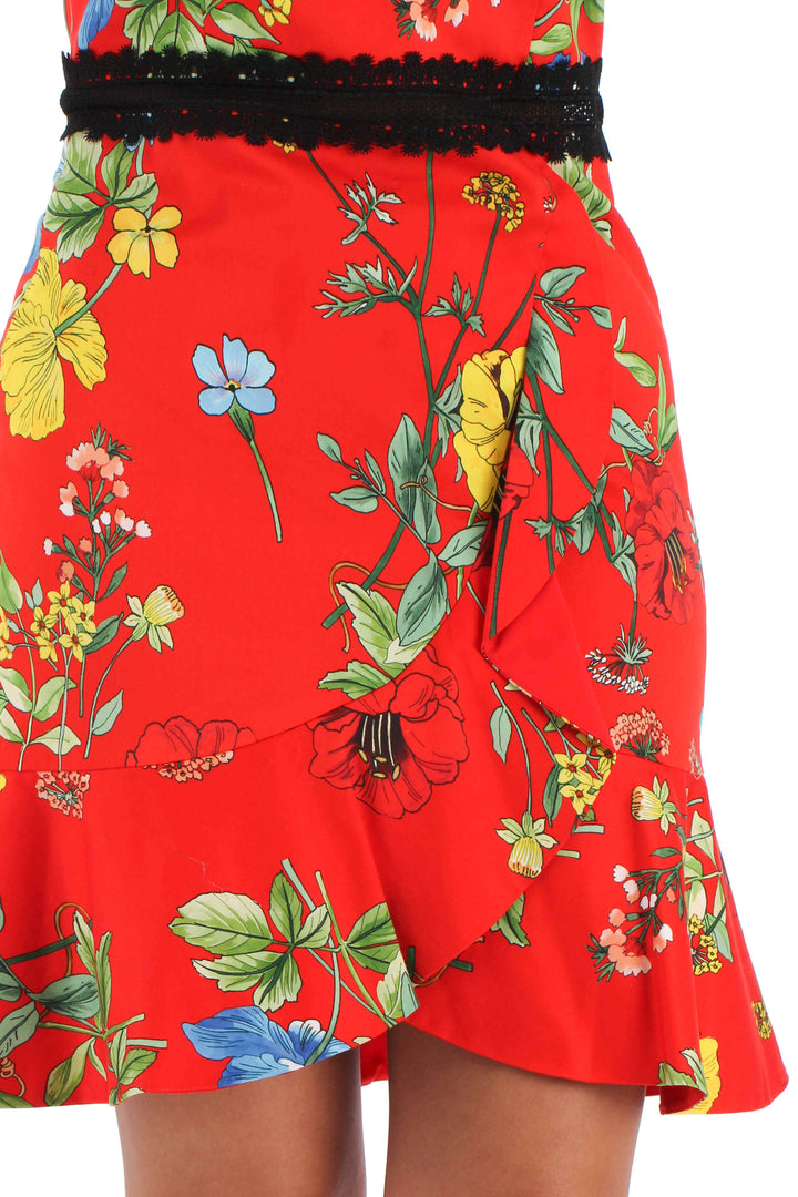 Vestido Alice + Olivia rojo, detalle 5 – ClosetRehab
