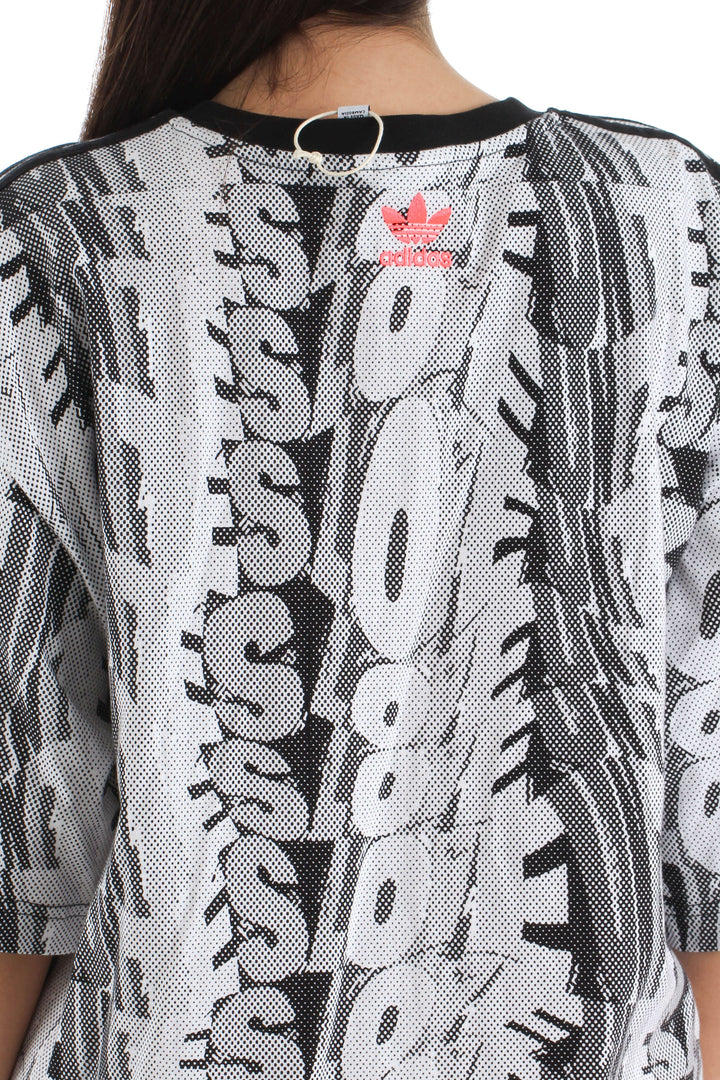 Vestido Adidas gris, detalle – ClosetRehab
