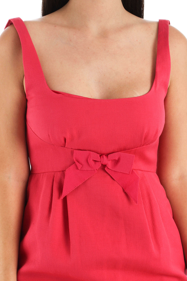 Vestido Moschino Cheap and Chic rosa, vista lateral – ClosetRehab