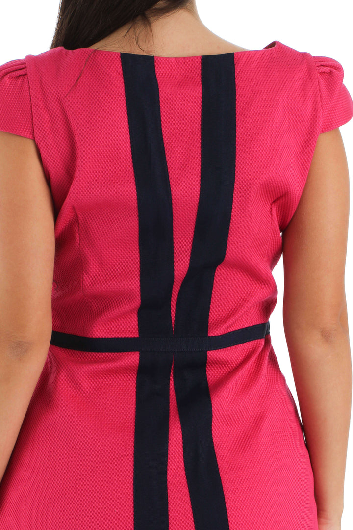 Vestido Carolina Herrera rosa, detalle – ClosetRehab