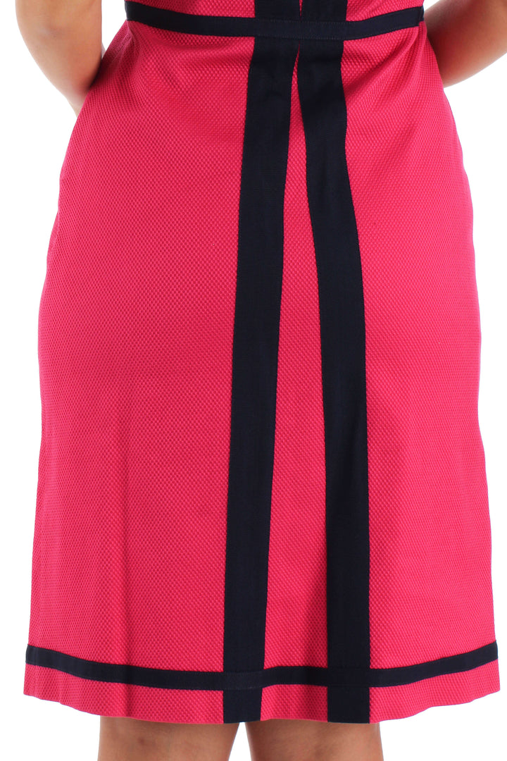 Vestido Carolina Herrera rosa, detalle 5 – ClosetRehab