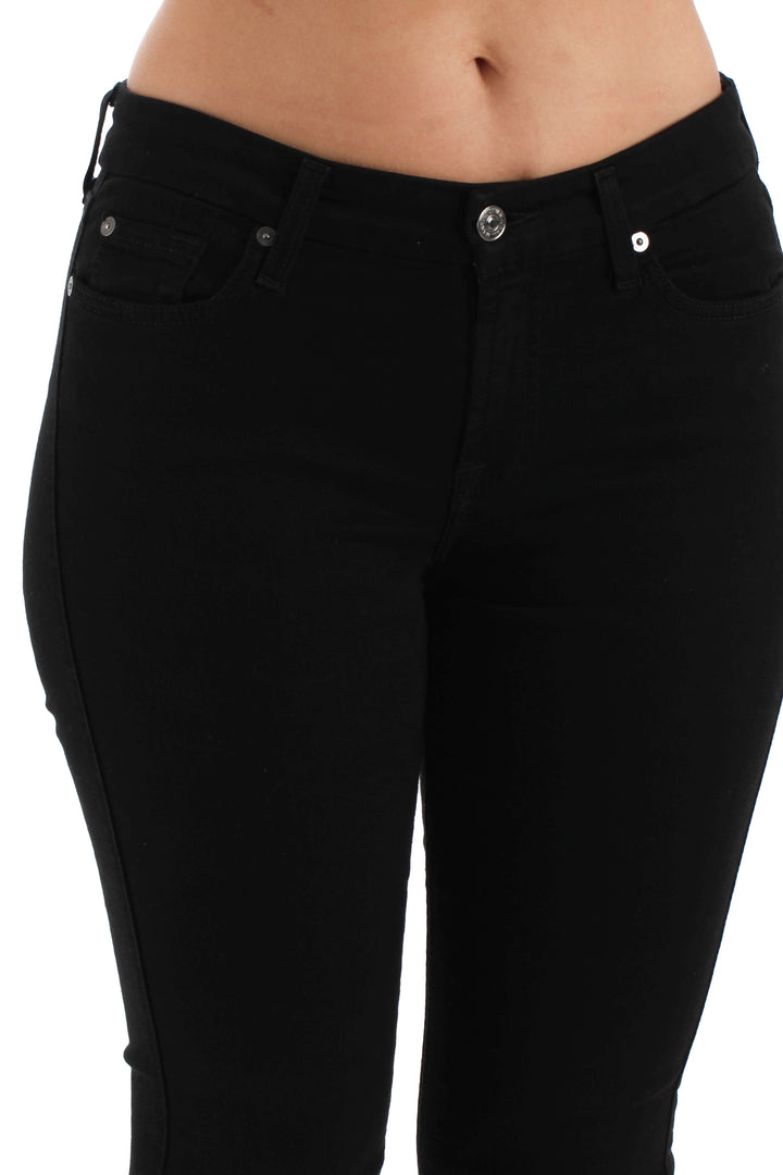 Jeans 7 for All Mankind negro, vista lateral – ClosetRehab