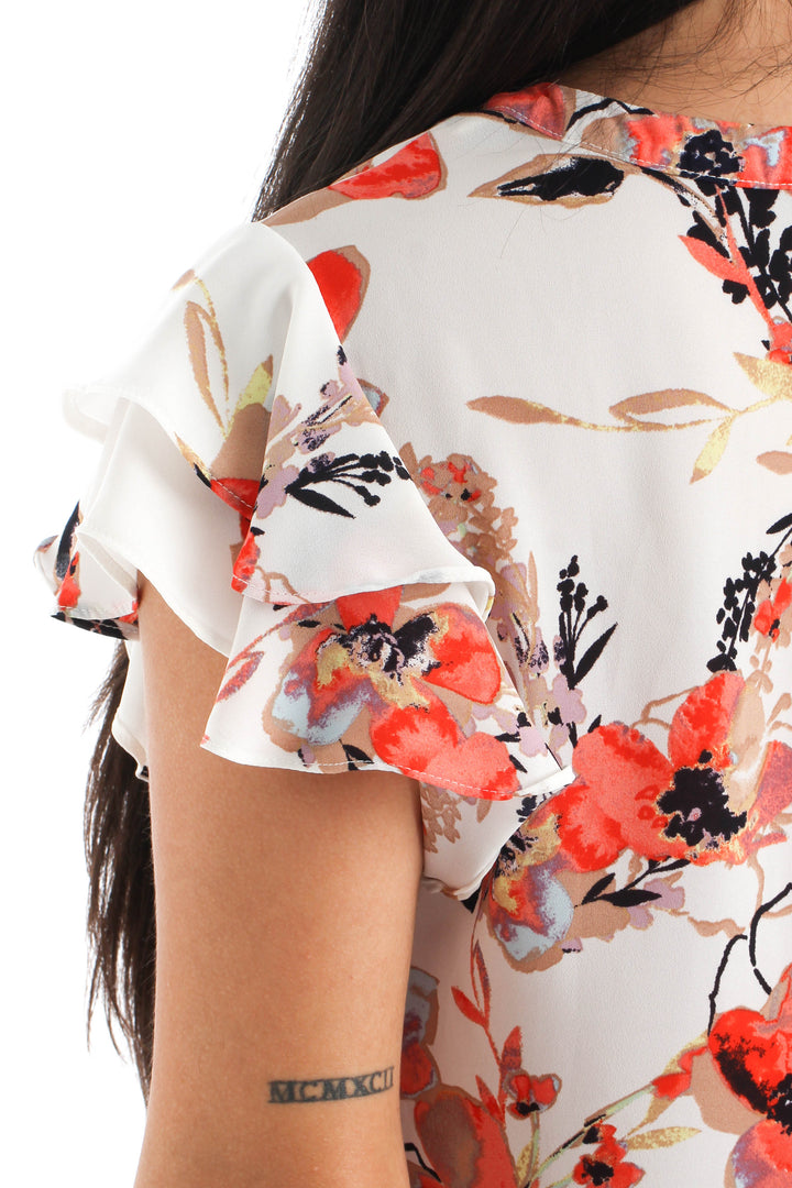 Blusa Zac & Rachel naranja, detalle – ClosetRehab