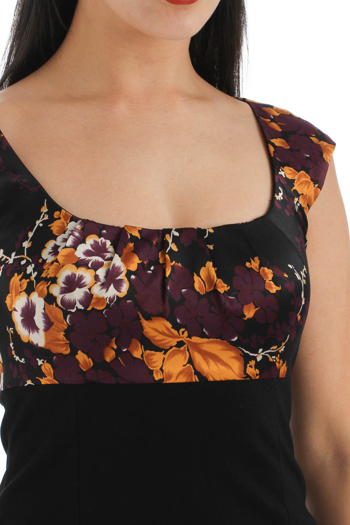 Vestido Elie Thari negro, vista lateral – ClosetRehab