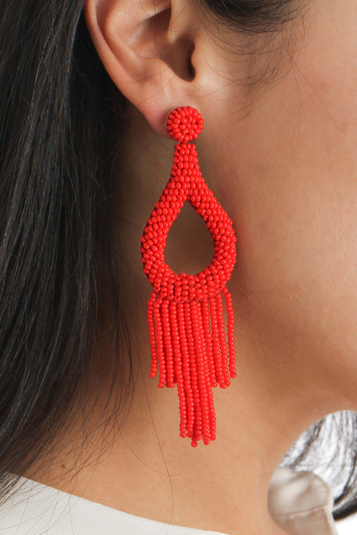 Aretes Deepa Gurnani, vista posterior – ClosetRehab