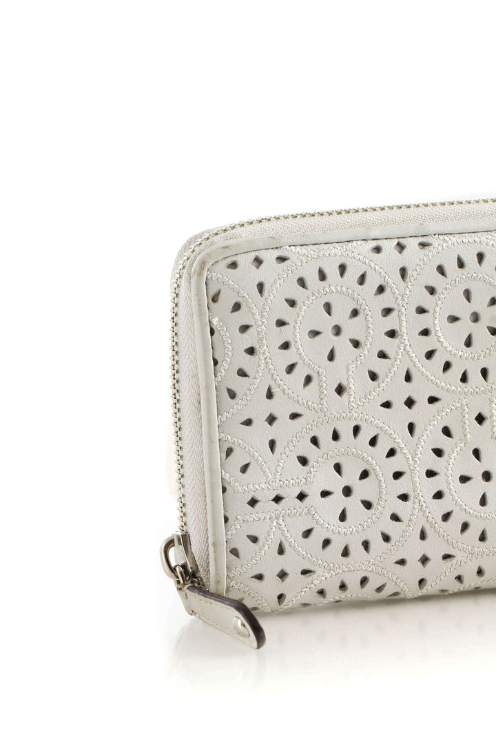 Cartera Coach gris, detalle – ClosetRehab