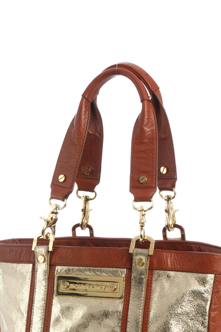 Bolsa Tory Burch dorado, detalle 8 – ClosetRehab