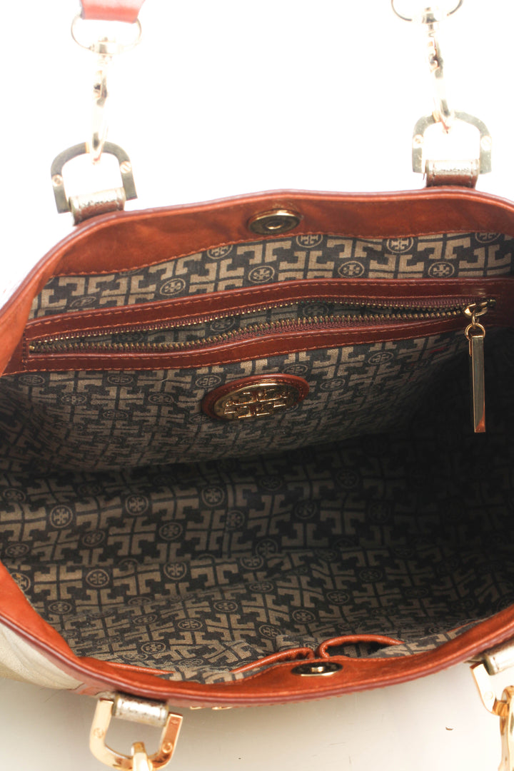 Bolsa Tory Burch dorado, detalle 12 – ClosetRehab