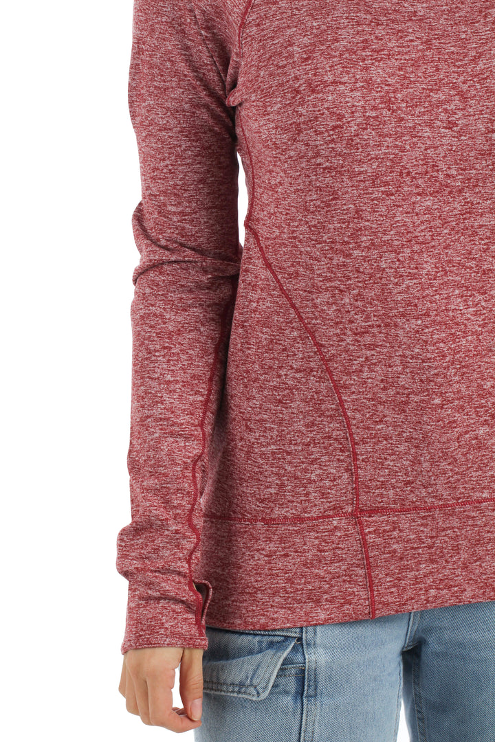 Blusa Zella rojo, vista lateral – ClosetRehab
