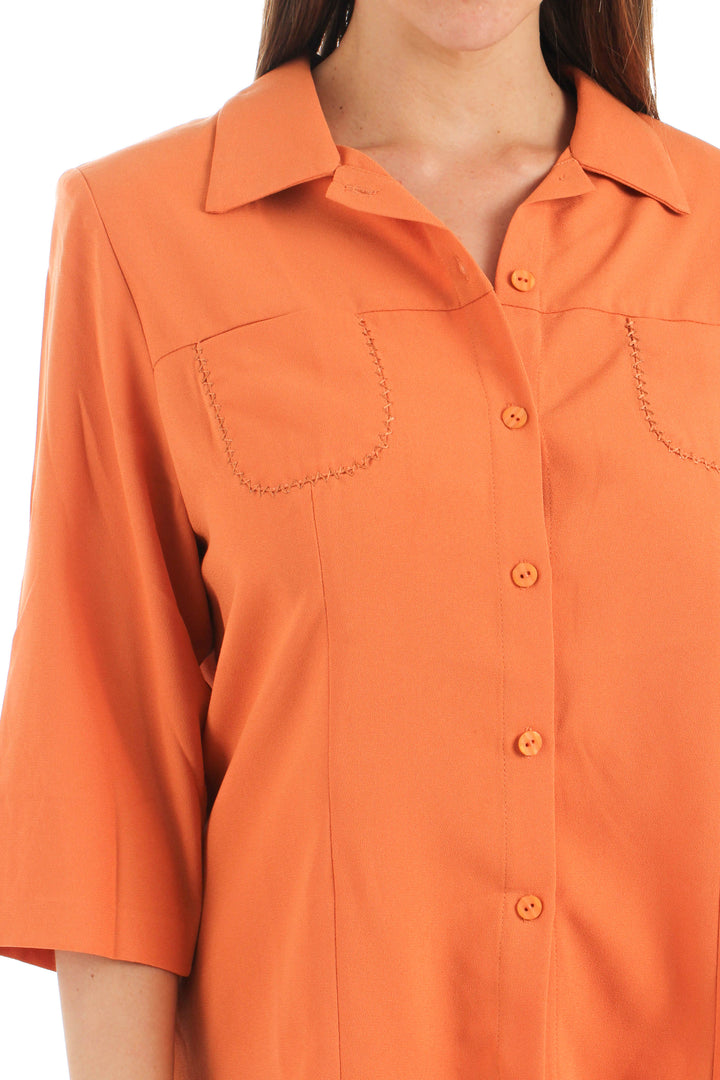 Conjunto Foley's naranja, vista lateral – ClosetRehab