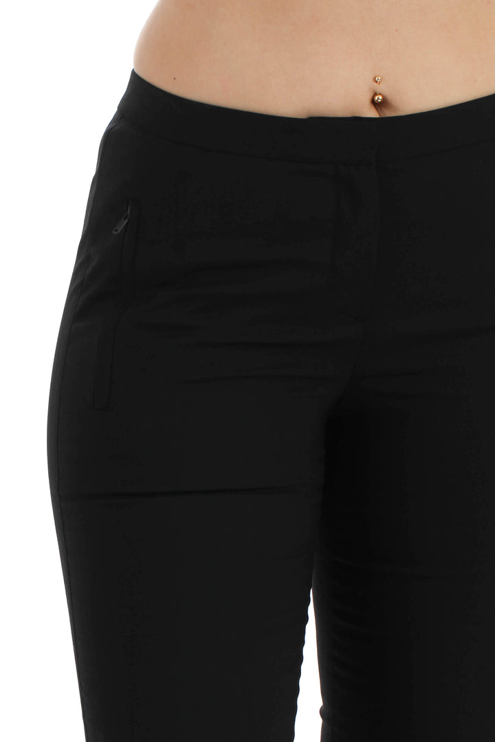 Pantalón Theory negro, vista lateral – ClosetRehab