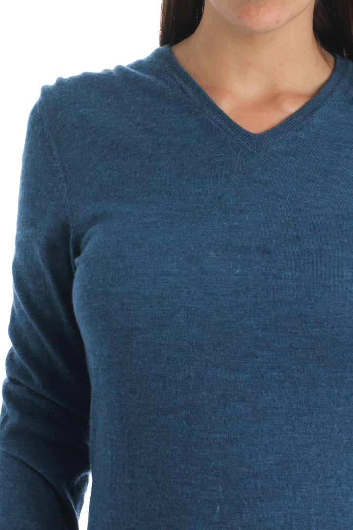 Blusa Hugo Boss azul, vista lateral – ClosetRehab