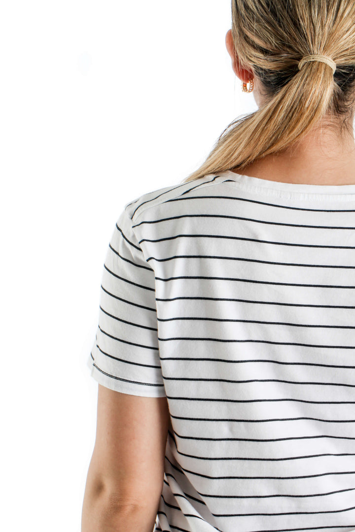 Blusa Banana Republic estampado, detalle – ClosetRehab