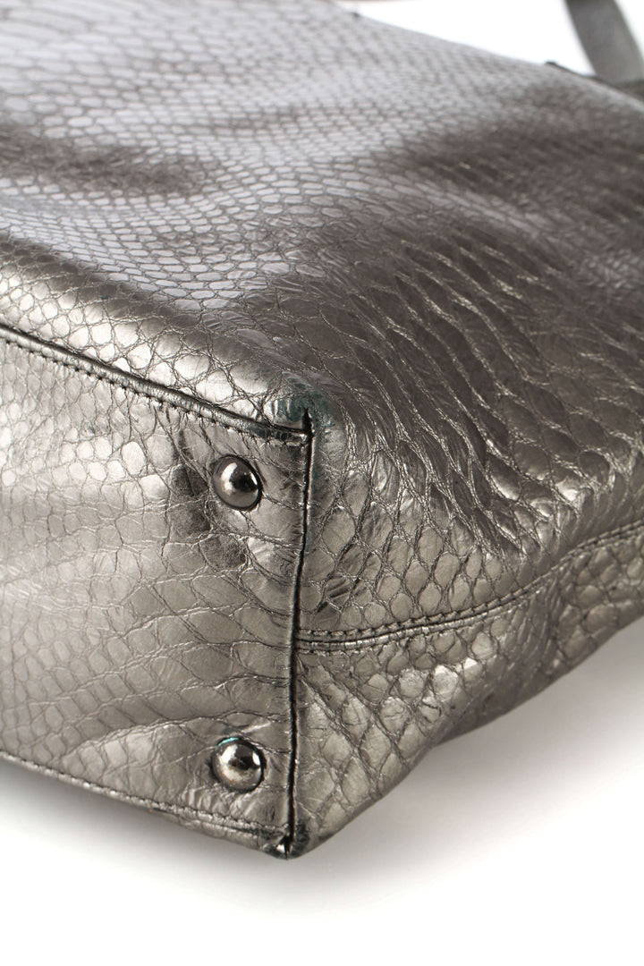 Bolsa Michael Kors gris, detalle 10 – ClosetRehab