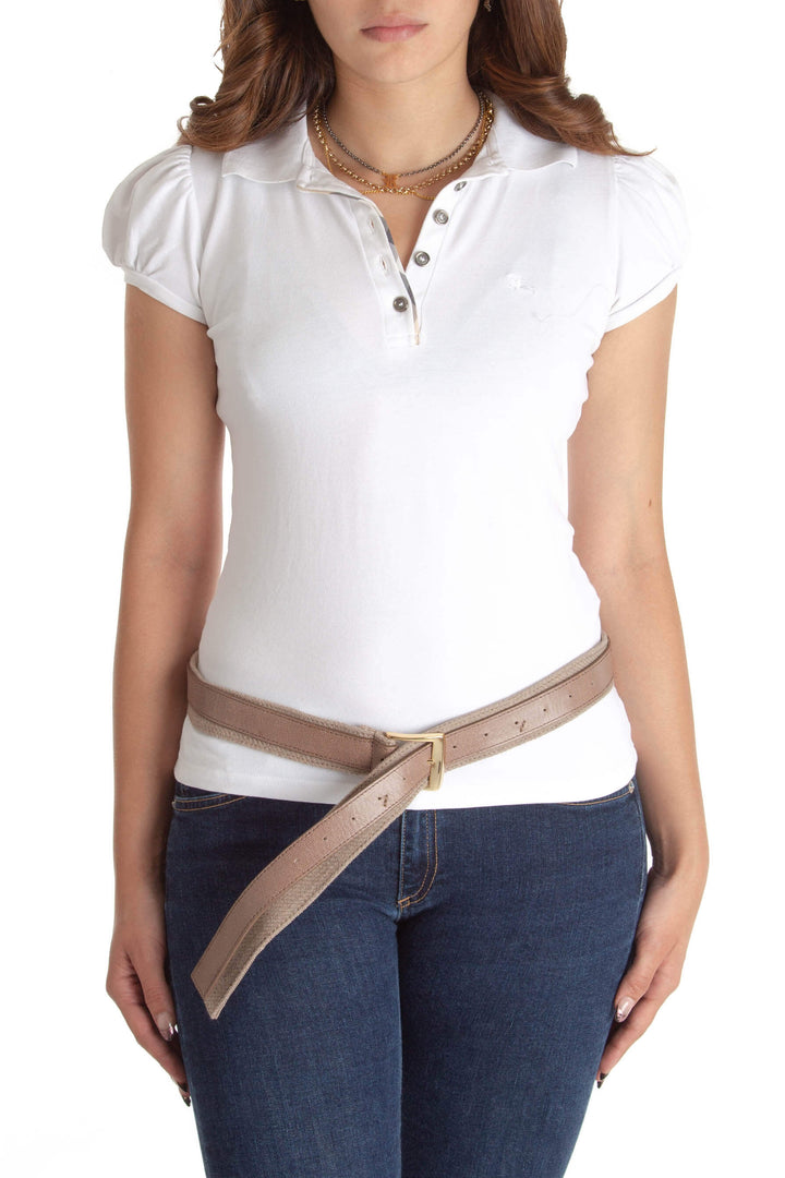Cinturón BCBG Maxazria café, vista frontal – ClosetRehab