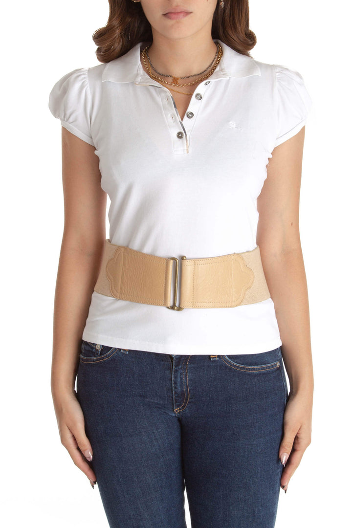Cinturón BCBG Maxazria beige, vista frontal – ClosetRehab