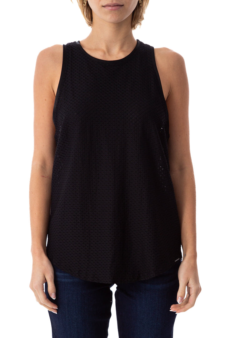 Blusa korai negro, vista frontal – ClosetRehab