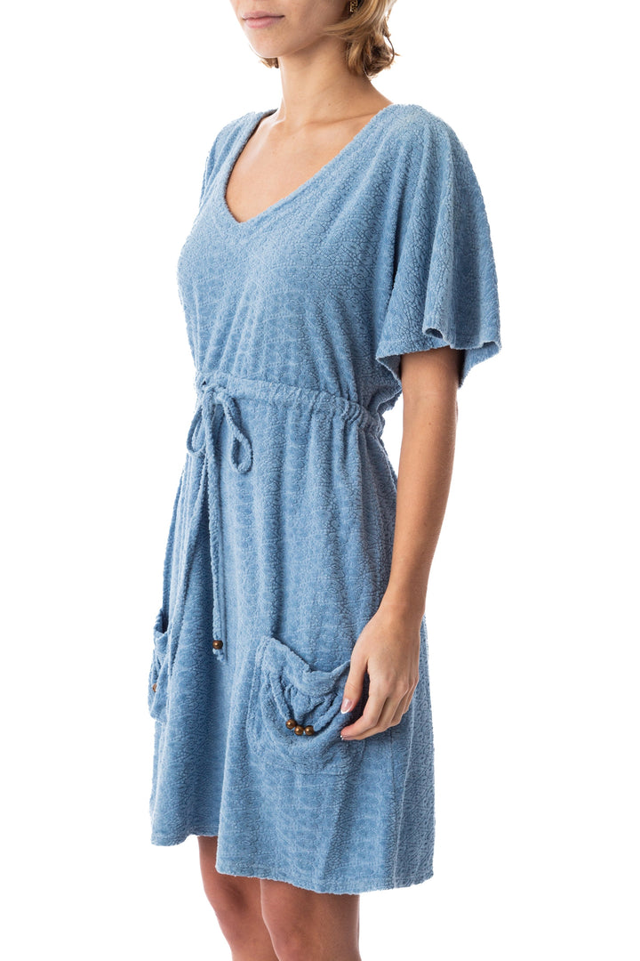 Vestido juicy couture azul, vista posterior – ClosetRehab