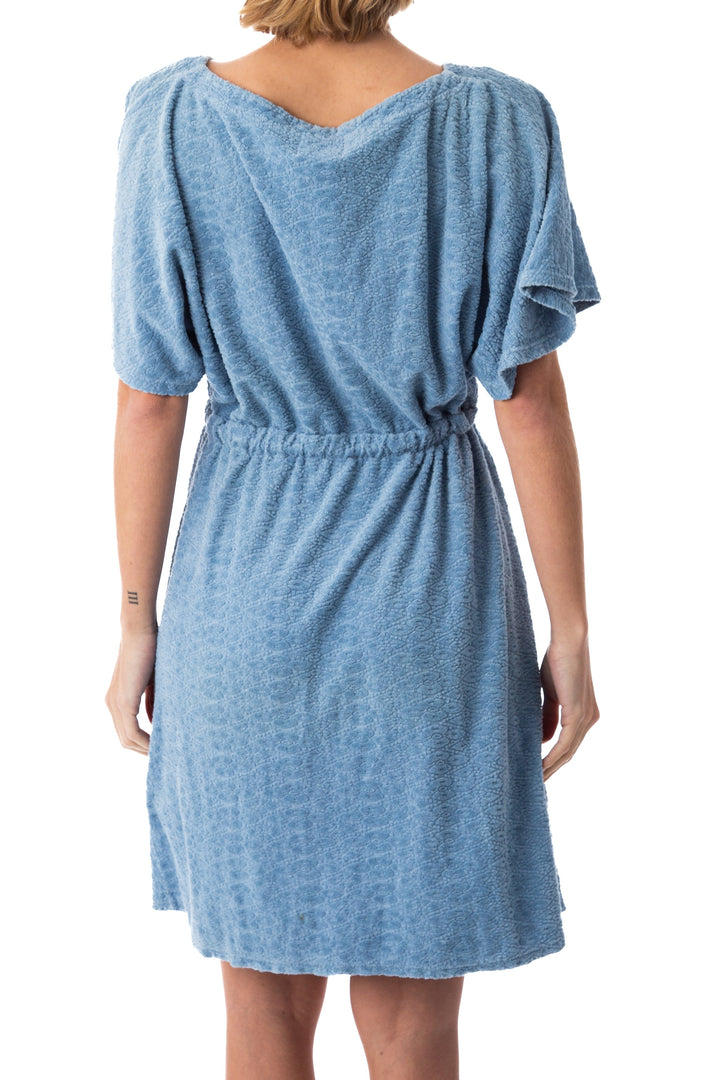 Vestido juicy couture azul, vista lateral – ClosetRehab
